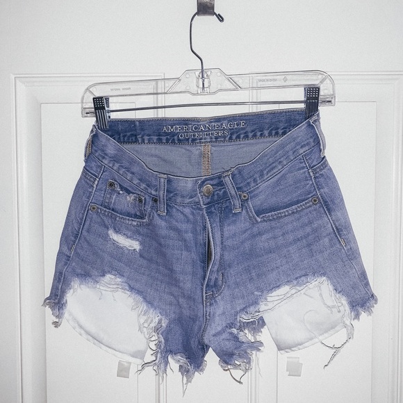 American Eagle Outfitters Pants - High waisted, jean shorts
